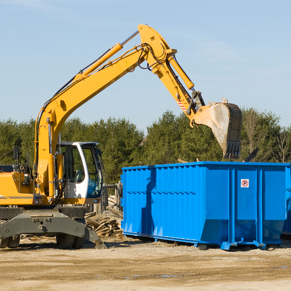 what happens if the residential dumpster is damaged or stolen during rental in Moss Point